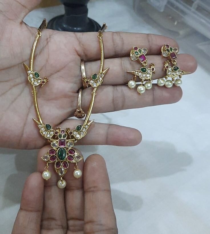 Antique Necklace with Earring