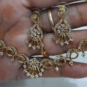 AD Stone Necklace