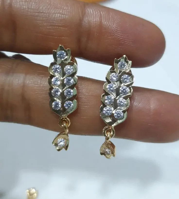 Impon J type Earring
