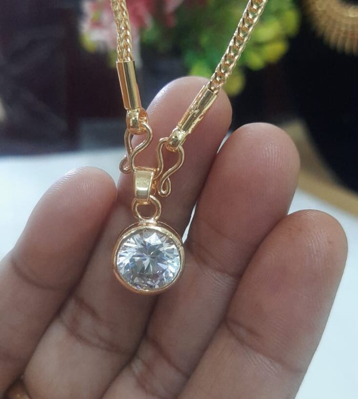 diamond pendant chain (short chain) - Image 4