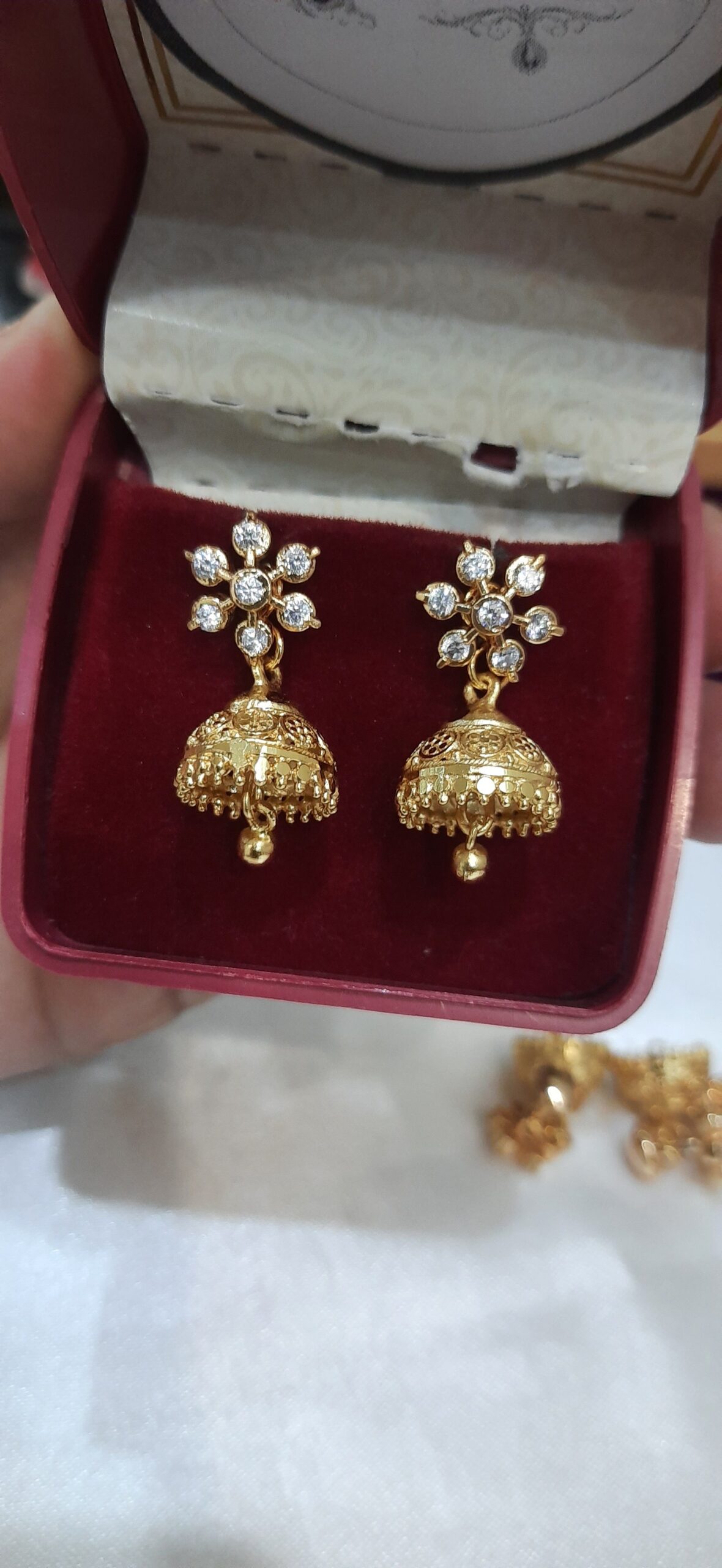 Diamond Replica jhummka
