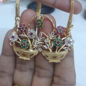 flower basket dollar chain