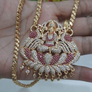 LAKSHMI AMMAN AD STONE DOLLAR CHAIN
