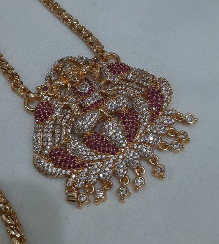 LAKSHMI AMMAN AD STONE DOLLAR CHAIN - Image 2