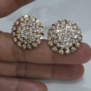 impon white stone stud (big)