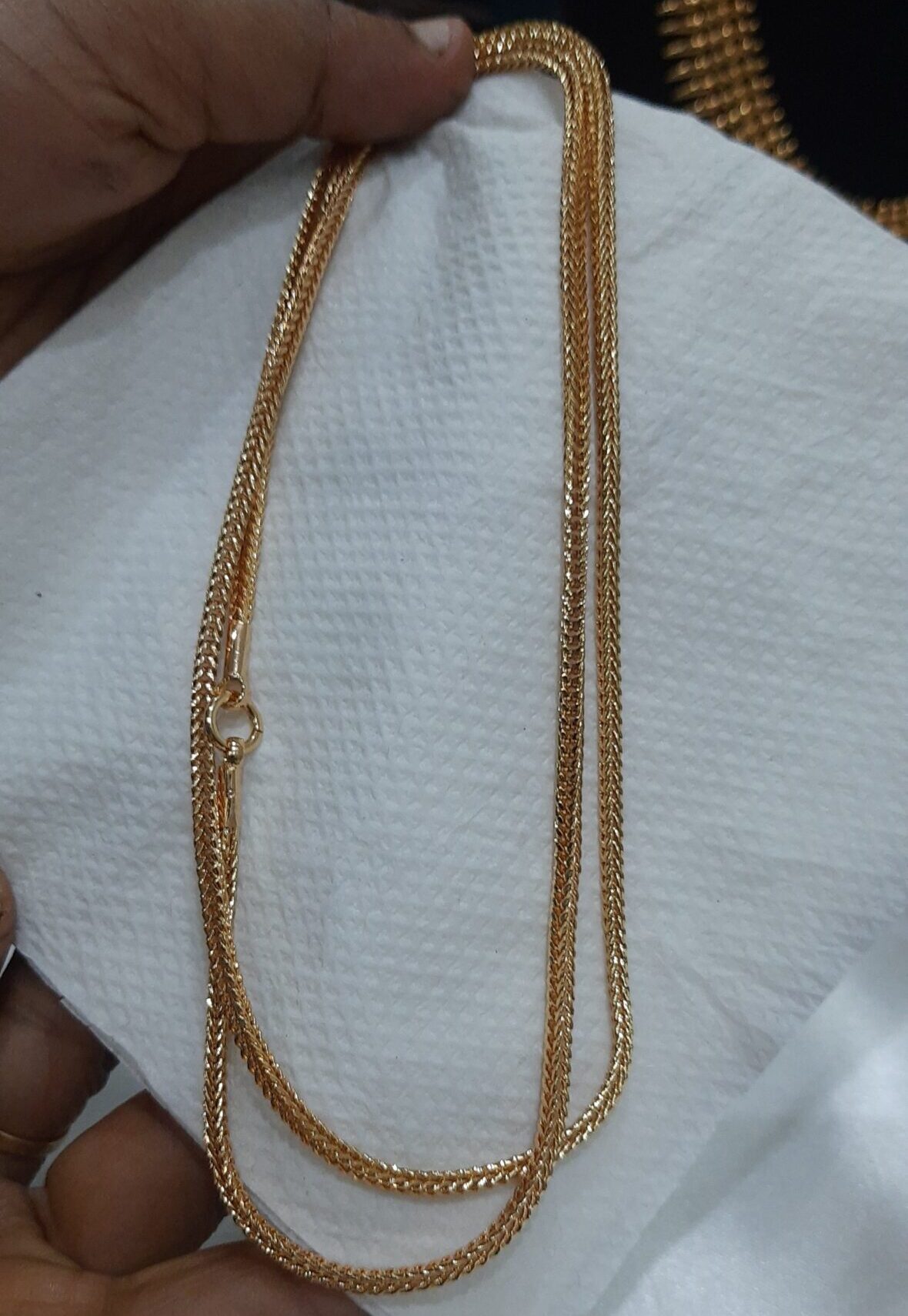 premium Micro Gold Chain 30 inch - Image 3