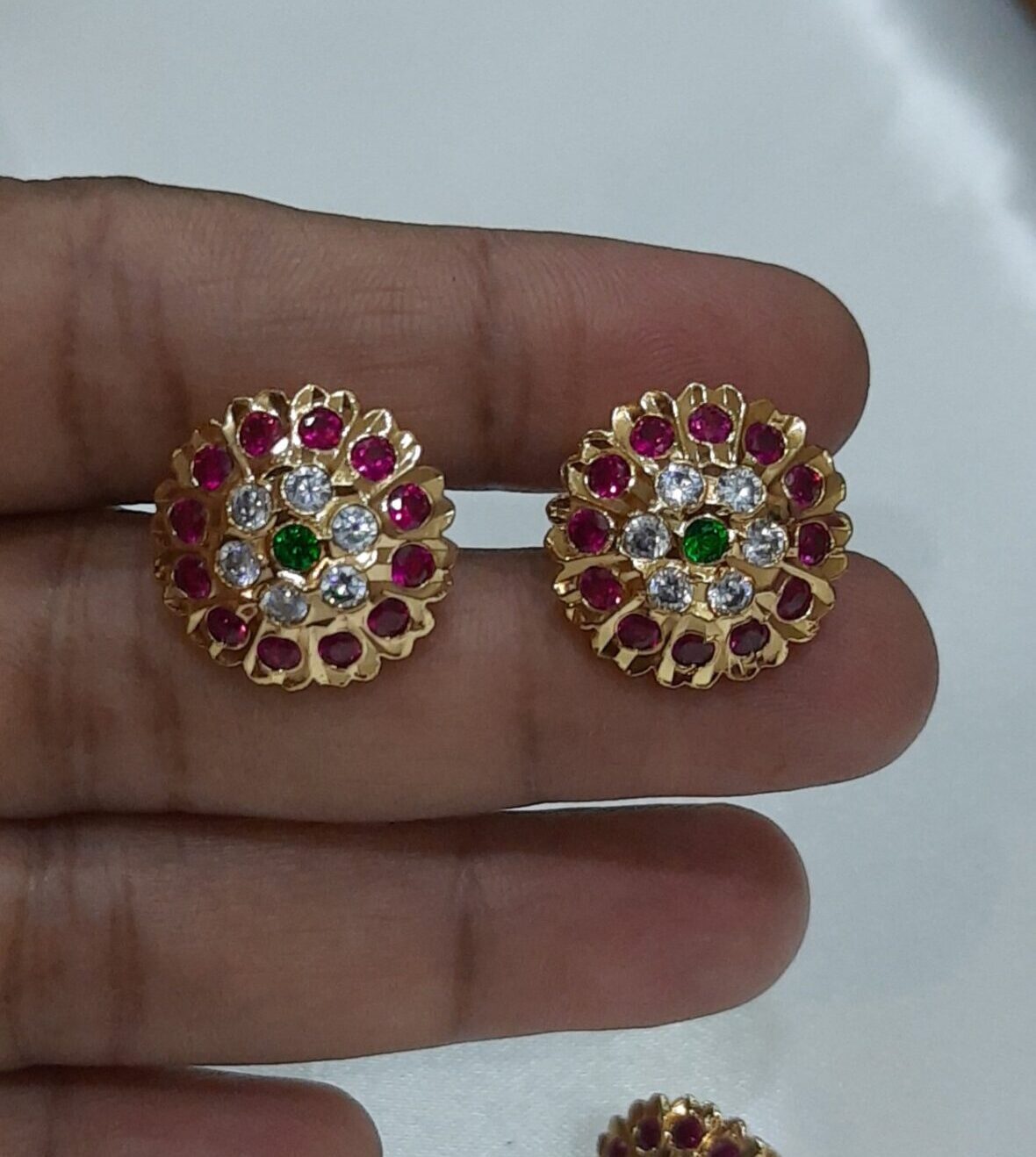 impon cute stone Earring - Image 2