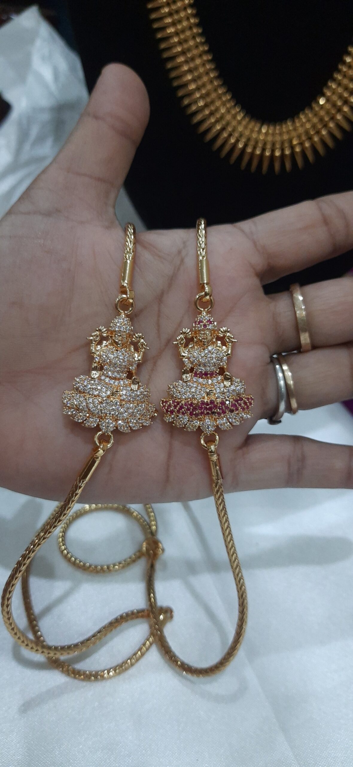 lakshmu Mugappu Chain 26 inch