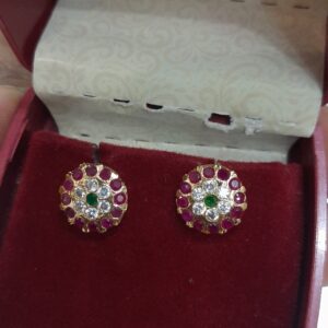impon Stone Earring