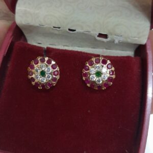 impon Stone Earring