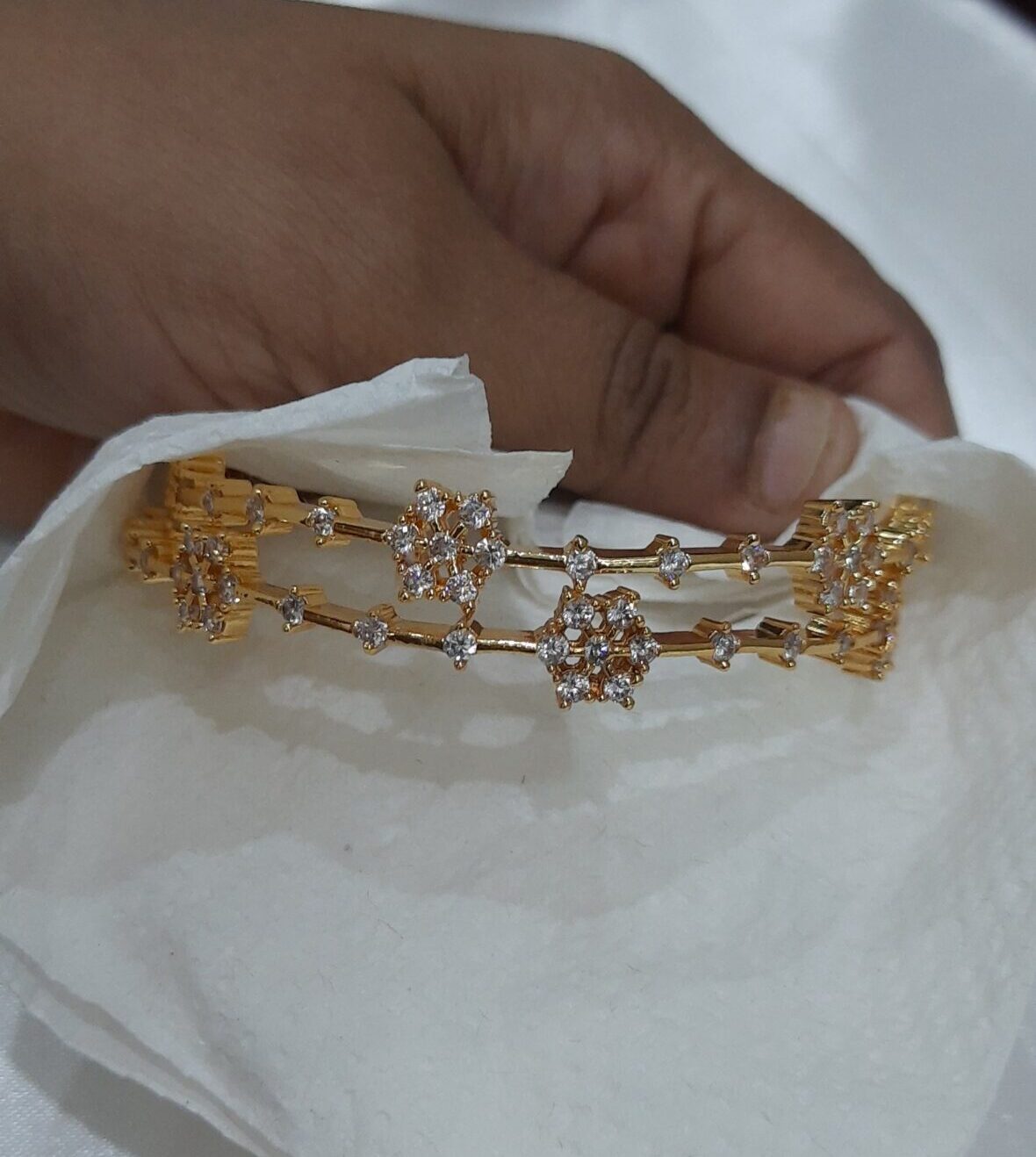 Diamond Replica Bangles