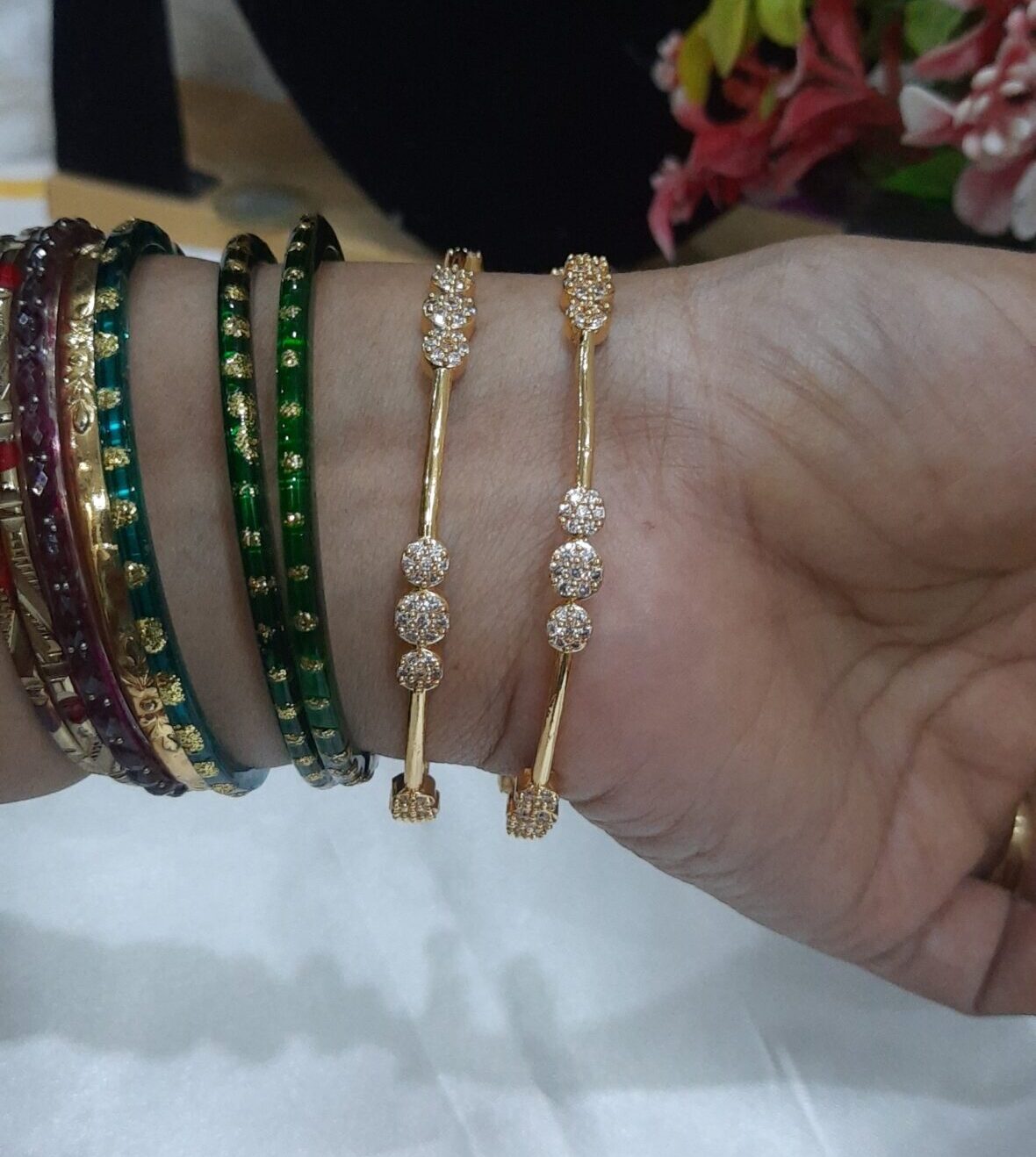 Diamond Replica Bangles