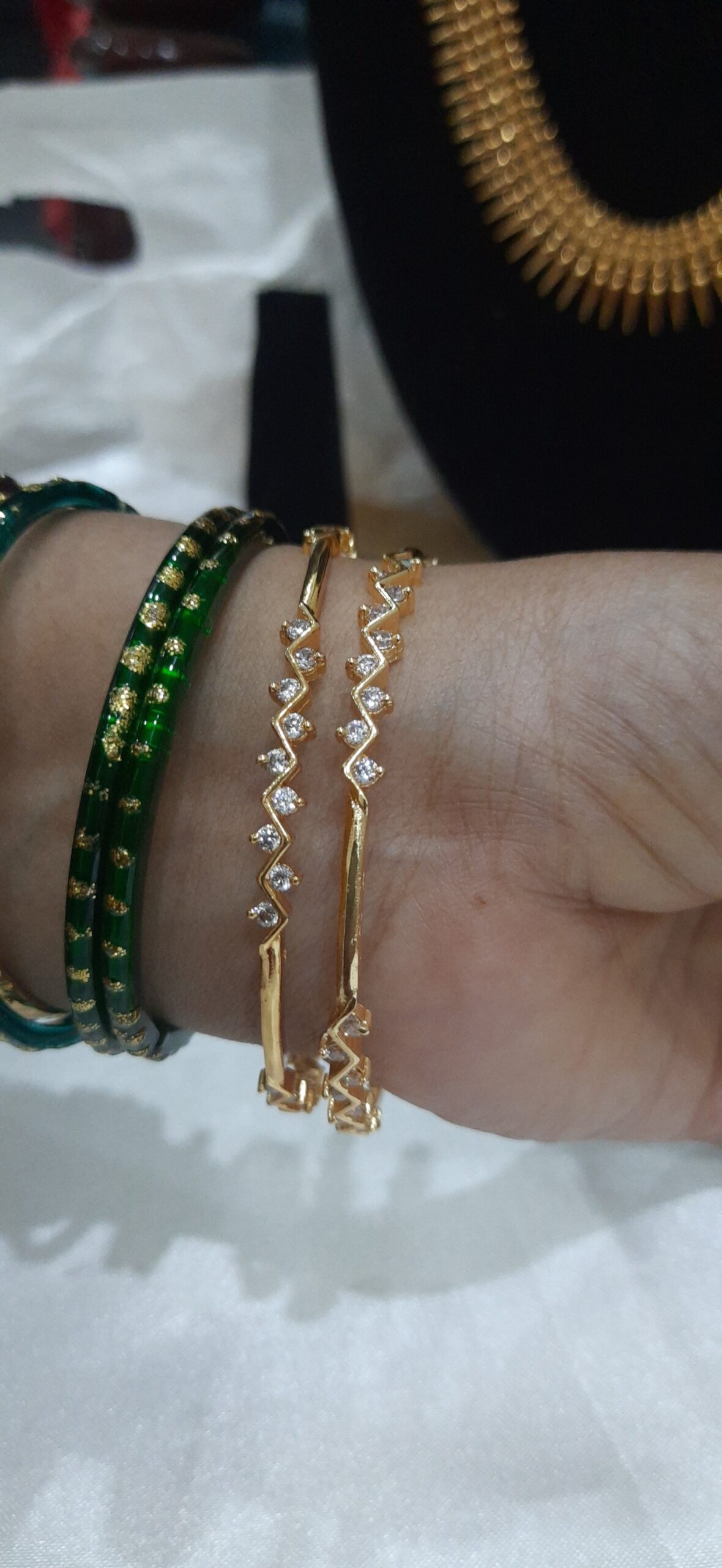 Diamond Replica Bangles