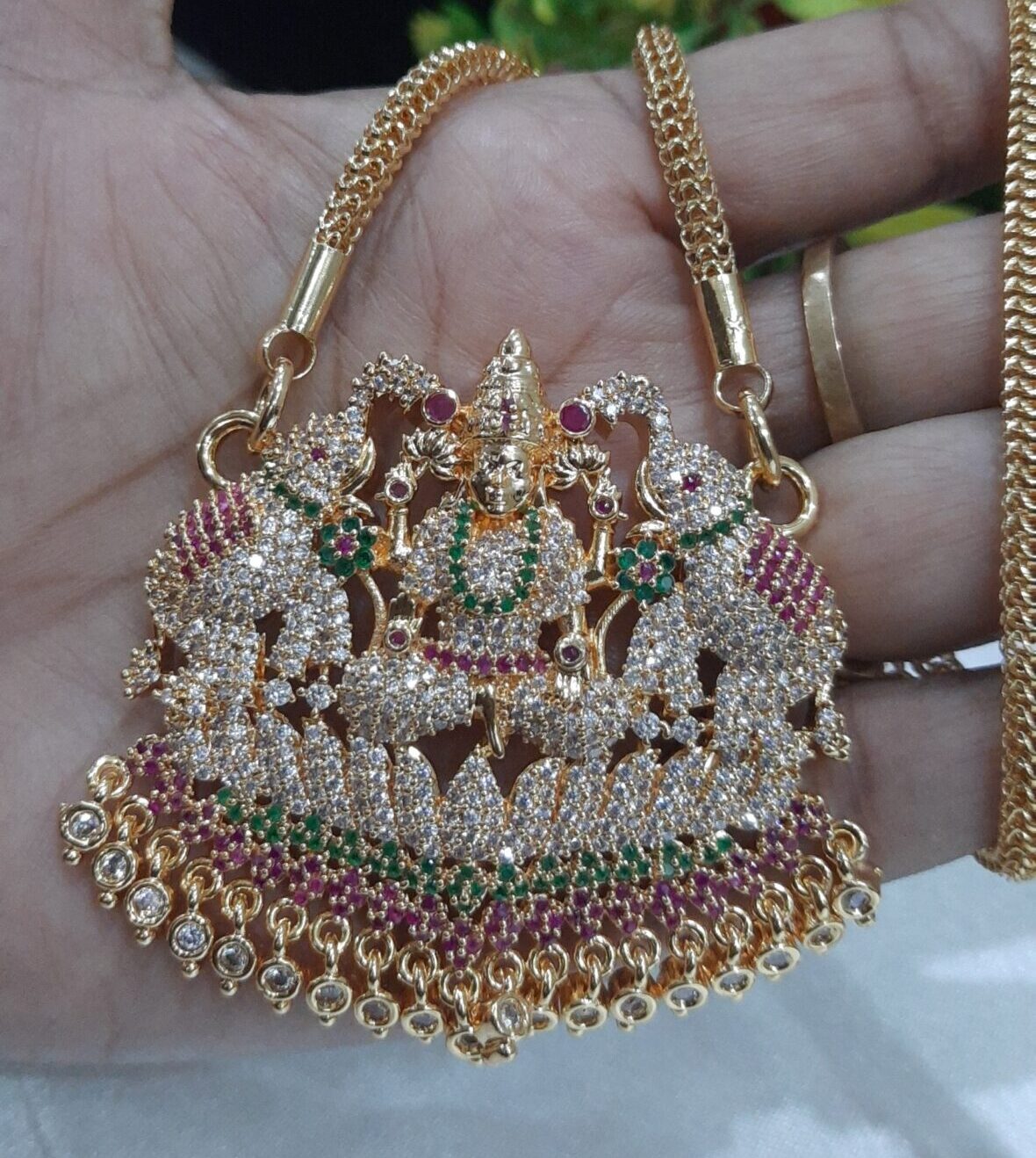 premium Impon kajalajshmi Dollar Chain. 32 inch - Image 2