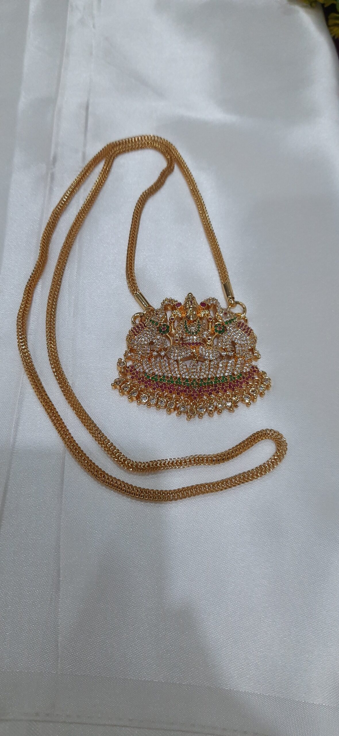 premium Impon kajalajshmi Dollar Chain. 32 inch - Image 4