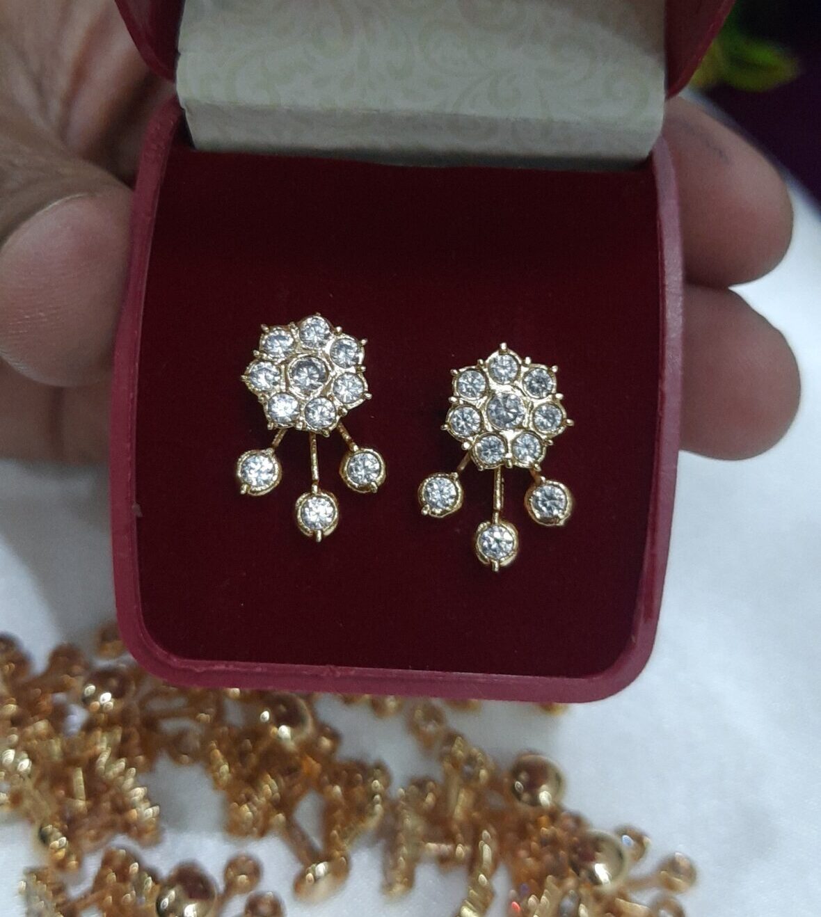 Diamond Replica Trending Earring - Image 3