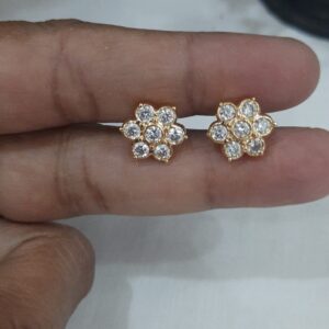 7 Stone Diamond Replica Earring