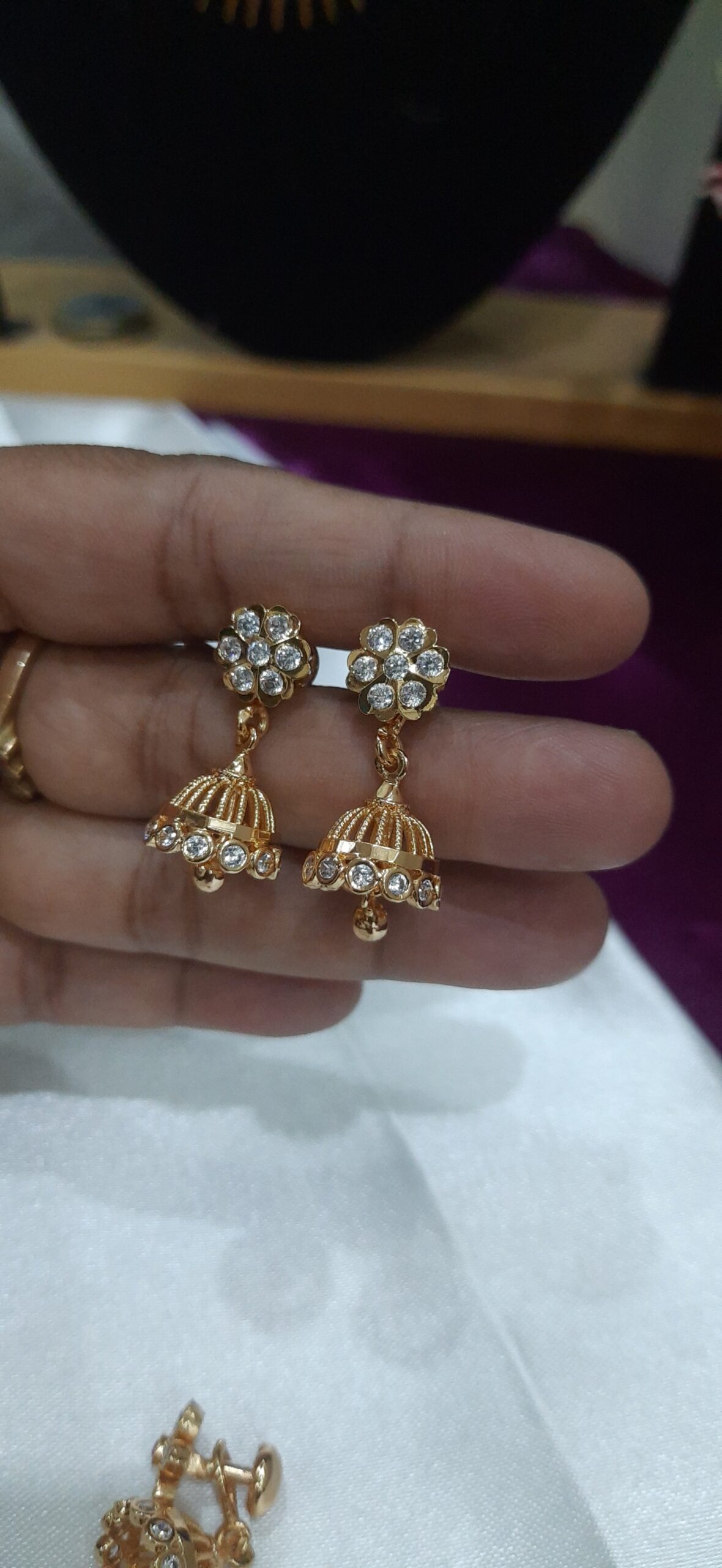 Diamond Replica Jhummka - Image 2