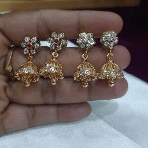 Diamond Replica Jhummka