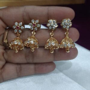 Diamond Replica Jhummka