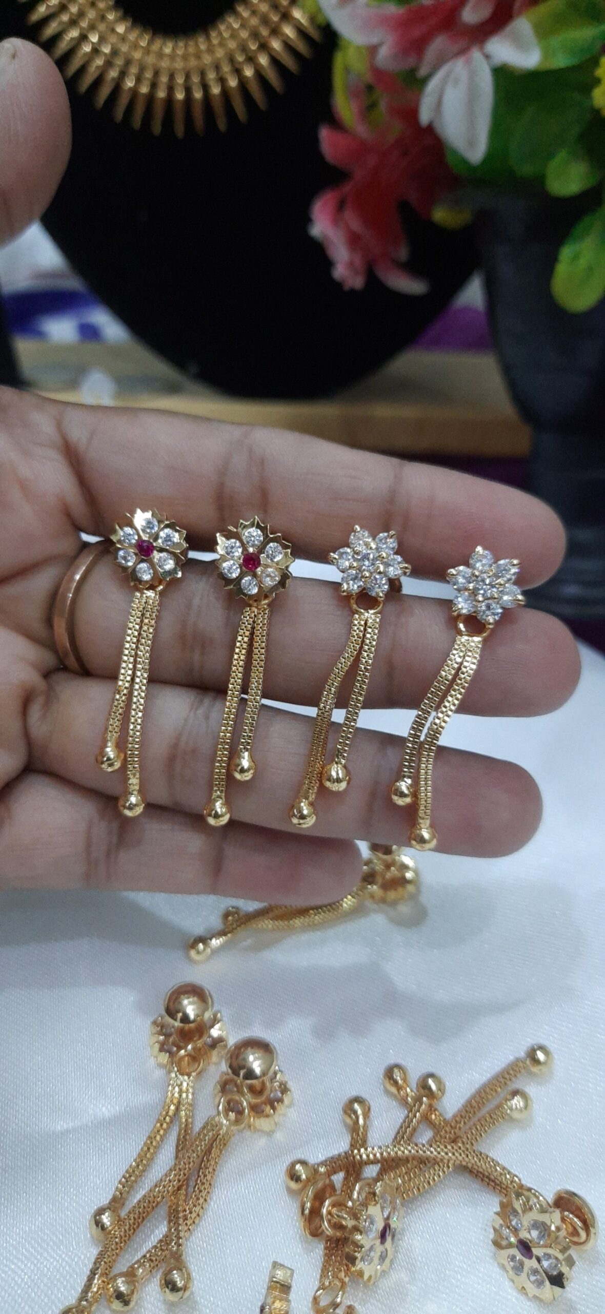 Hanfing Diamond Replica Earring