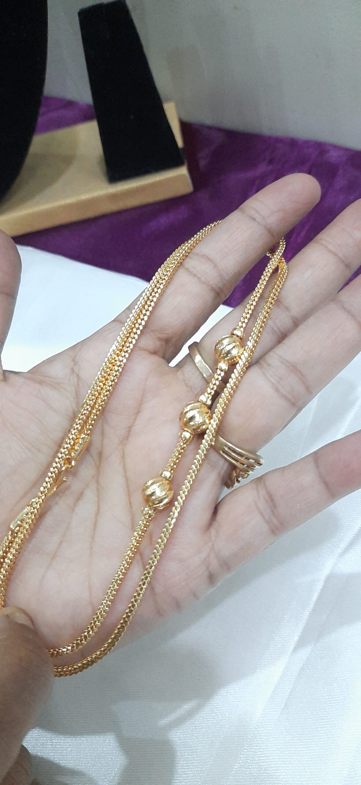 Ball mugappu chain 24 inch - Image 3