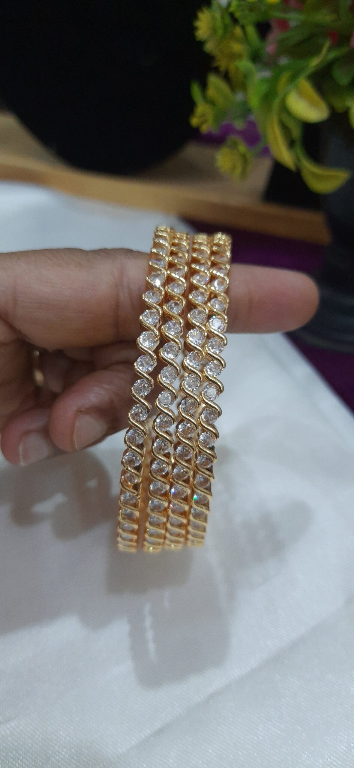 Diamond Replica Bangle