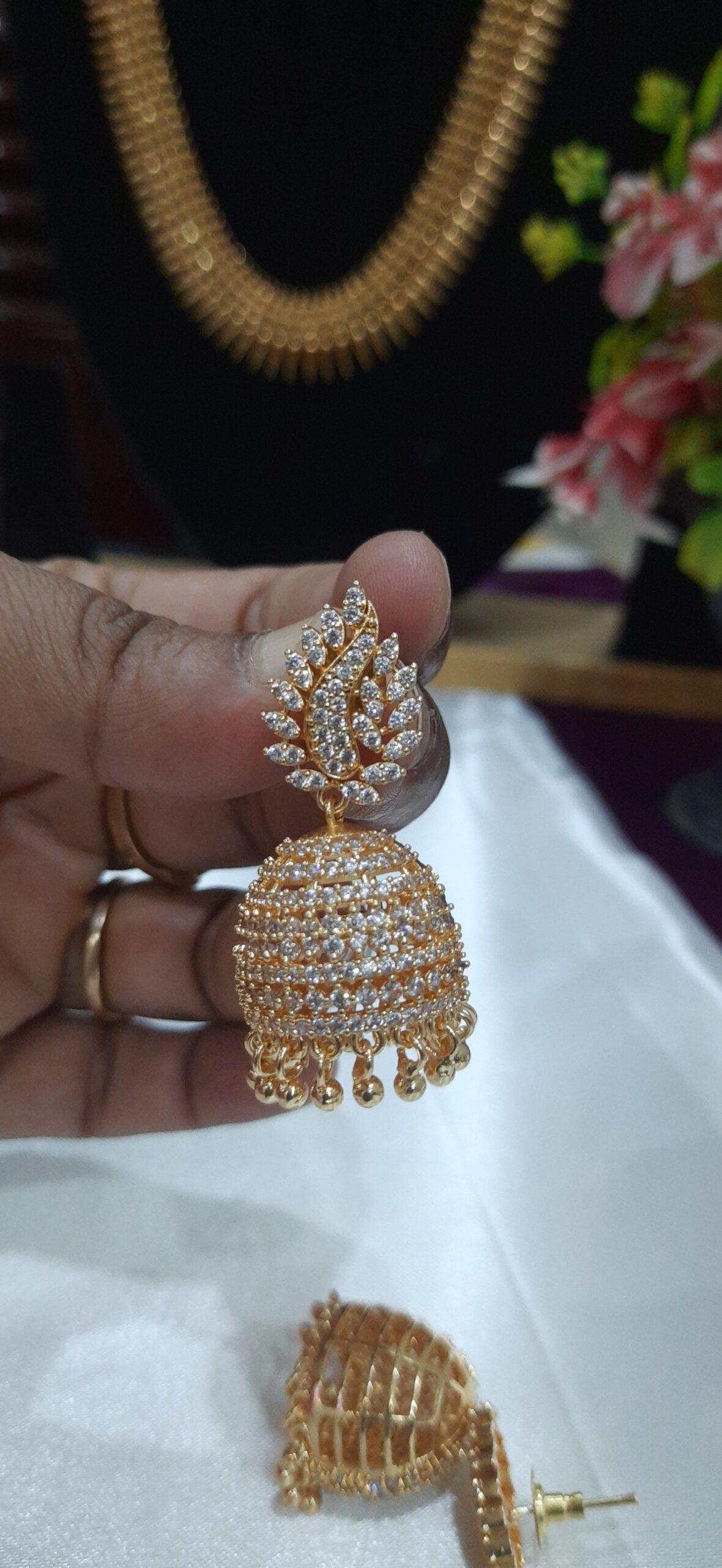 premium AD Stone Earrings - Image 3