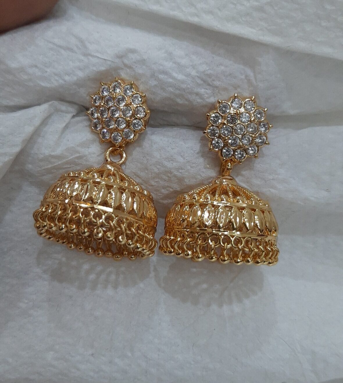 premium Diamond Replica jhummka - Image 2