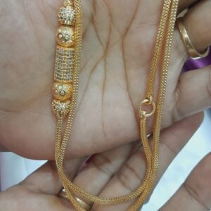 Diamond Replica Mugappu Chain