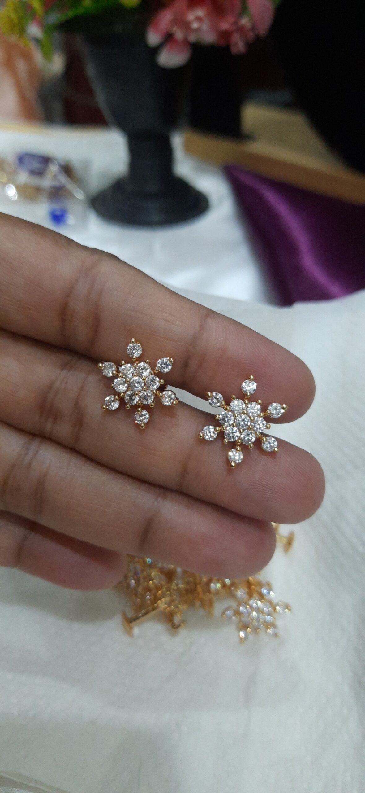 Diamond Replica Earring