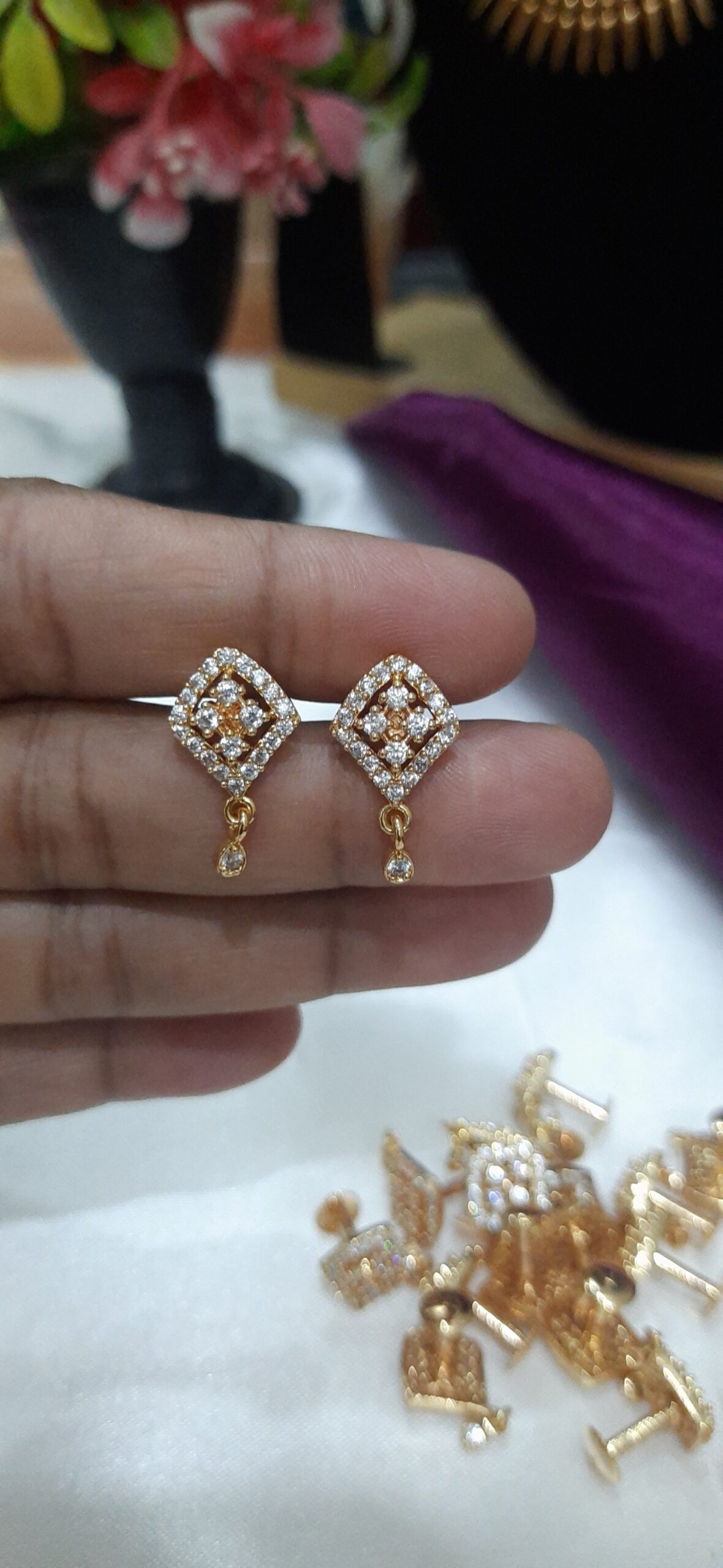 Diamond Replica Earring