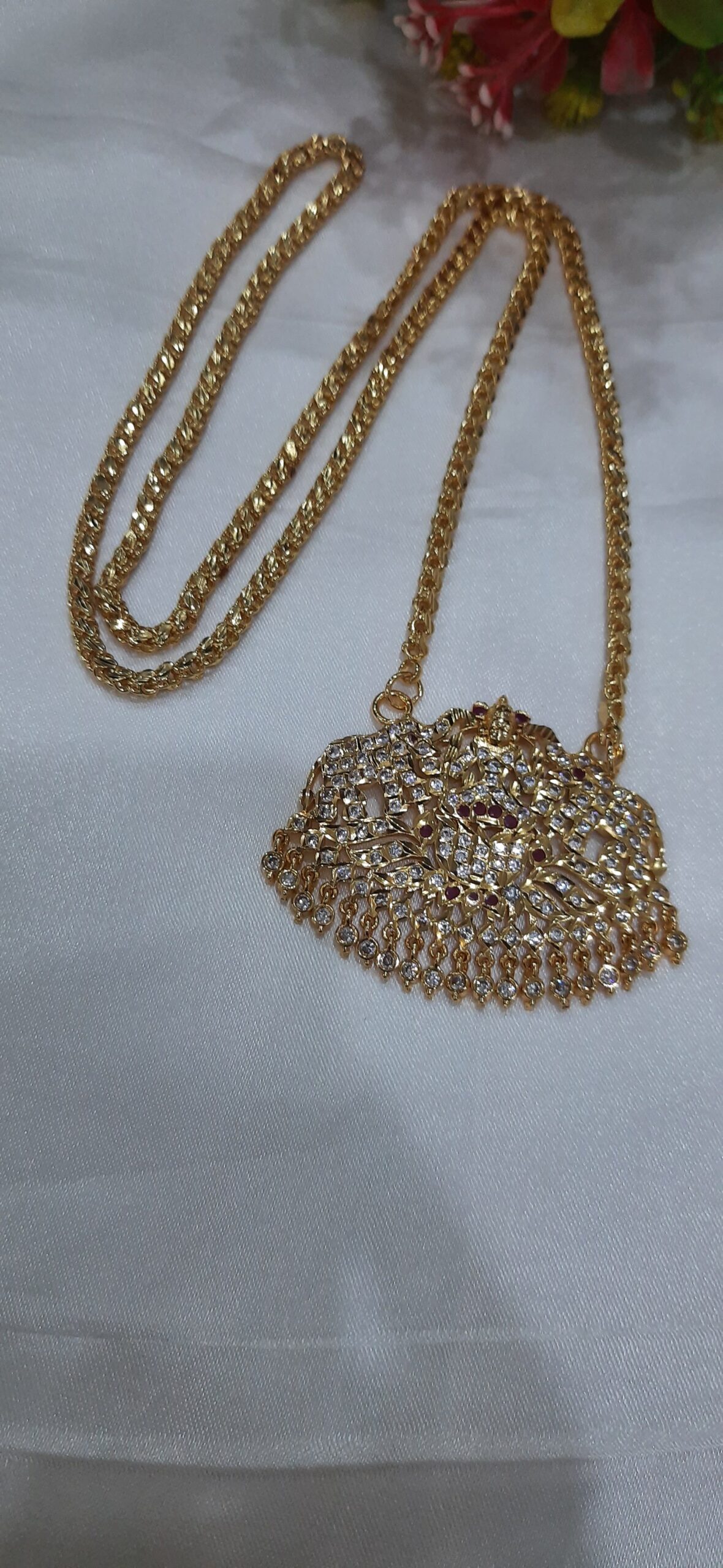 Impon Lakshmi Dollar Chain - Image 3