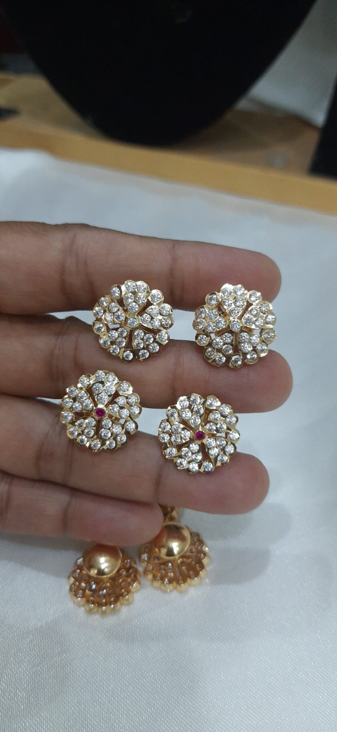 Diamond Replica Impon Earing - Image 3