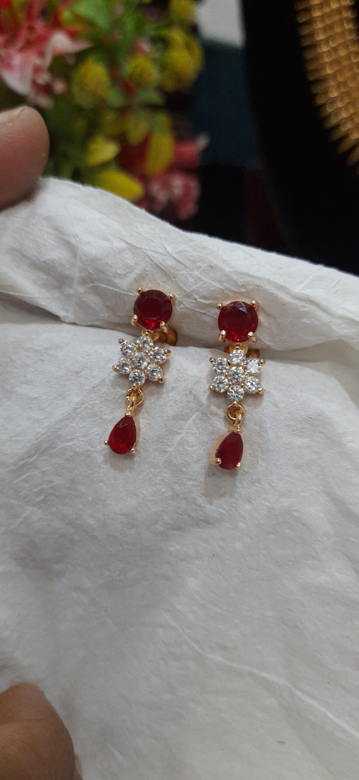 Diamond Replica impon Earring
