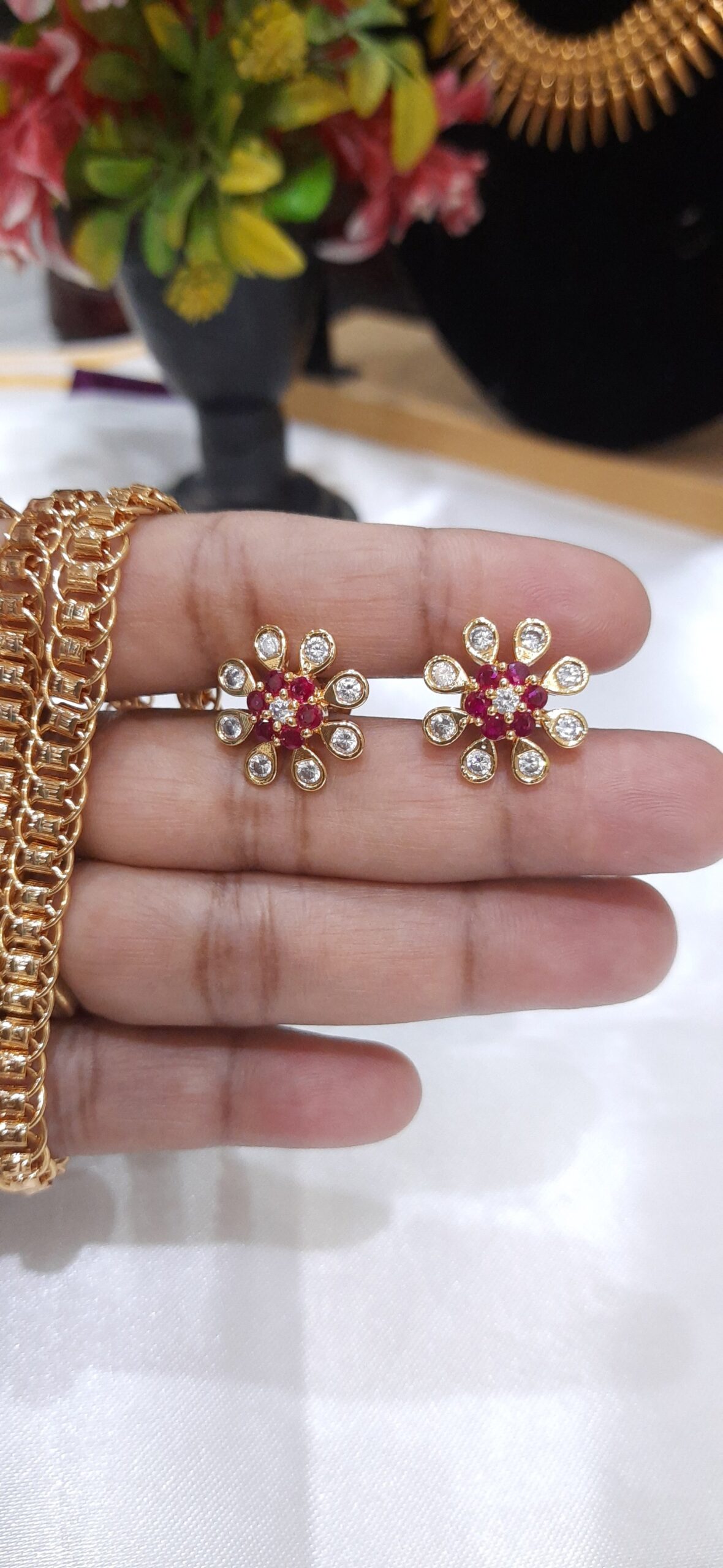 premium chain with earring - Image 2