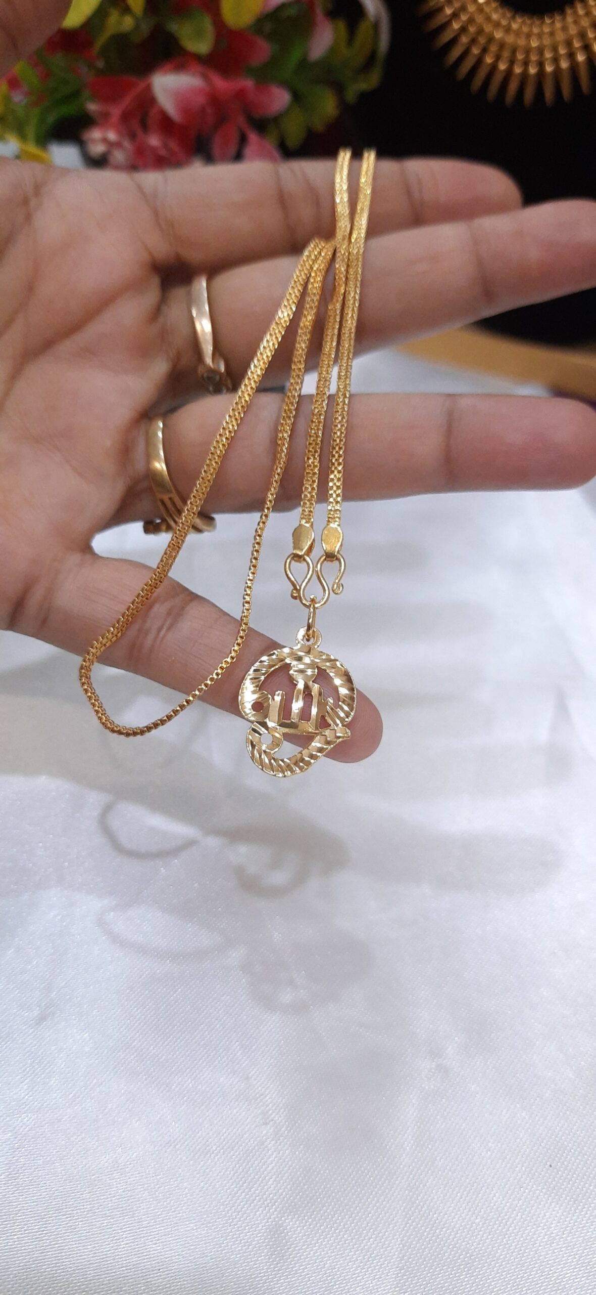 om Dollar chain, 18 inch - Image 2