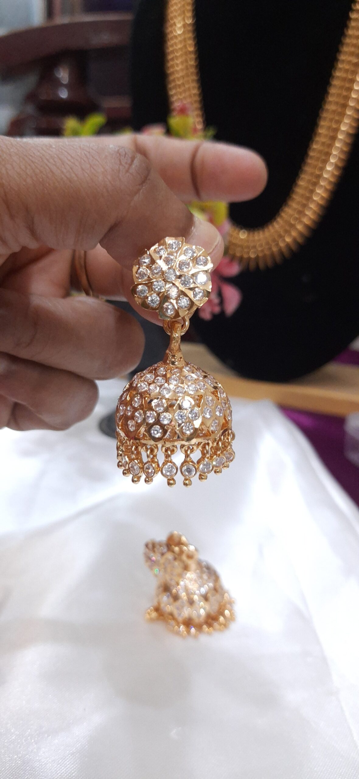premium impon jhummka and mattal - Image 4