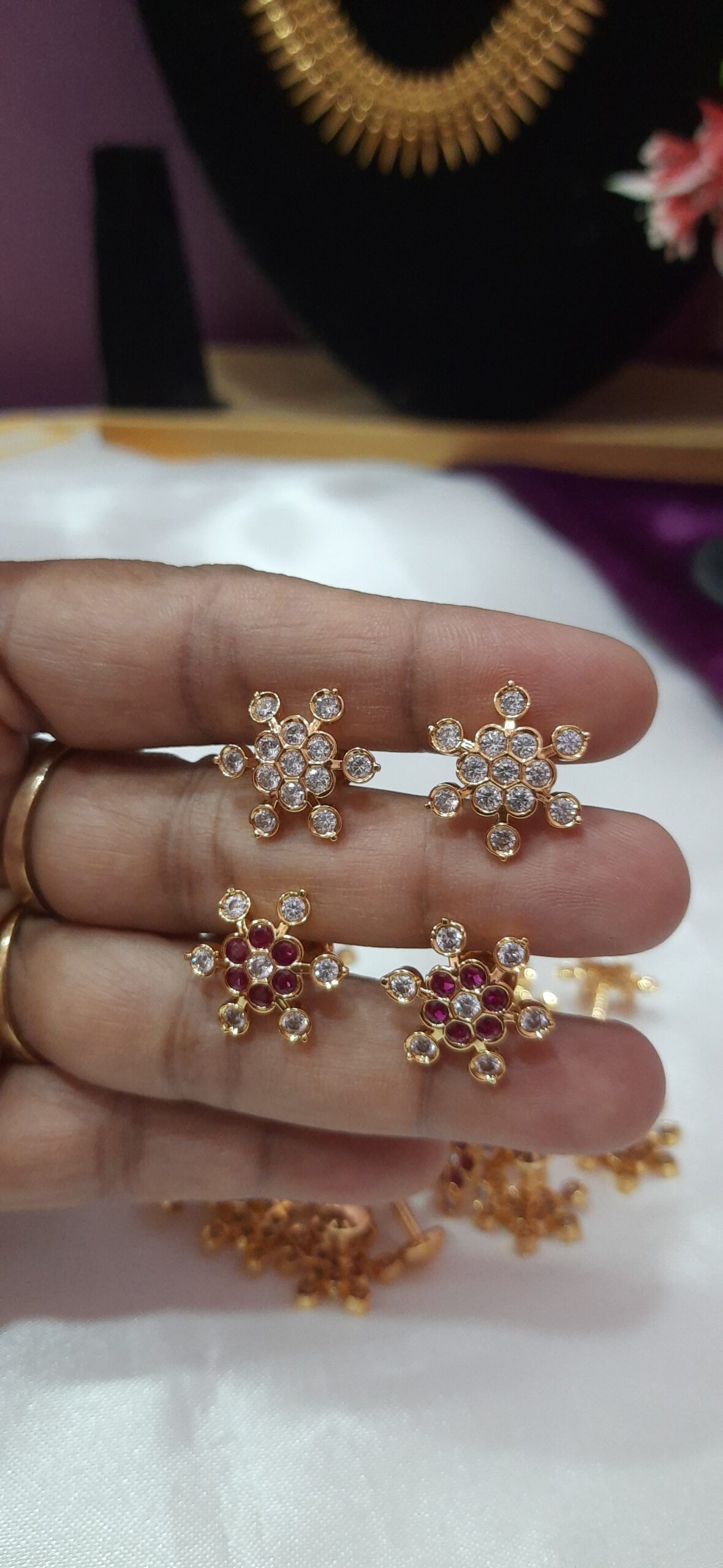 Diamond Replica Earring