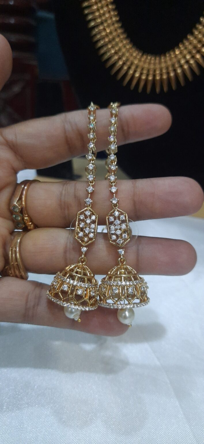 Diamond Replica jhummka