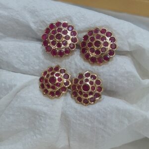 RUBY STONE EARRING