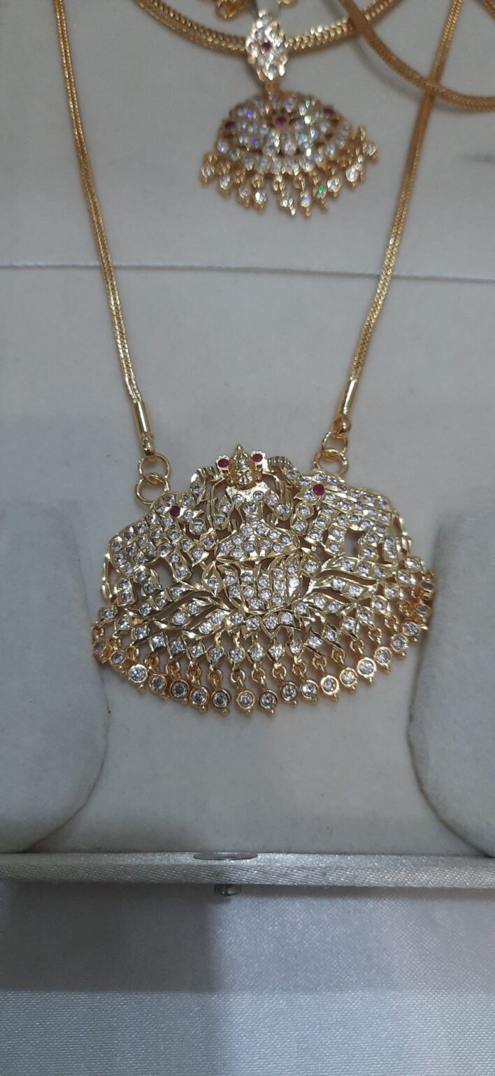 impon 32 inch dollar chain with premium attigai