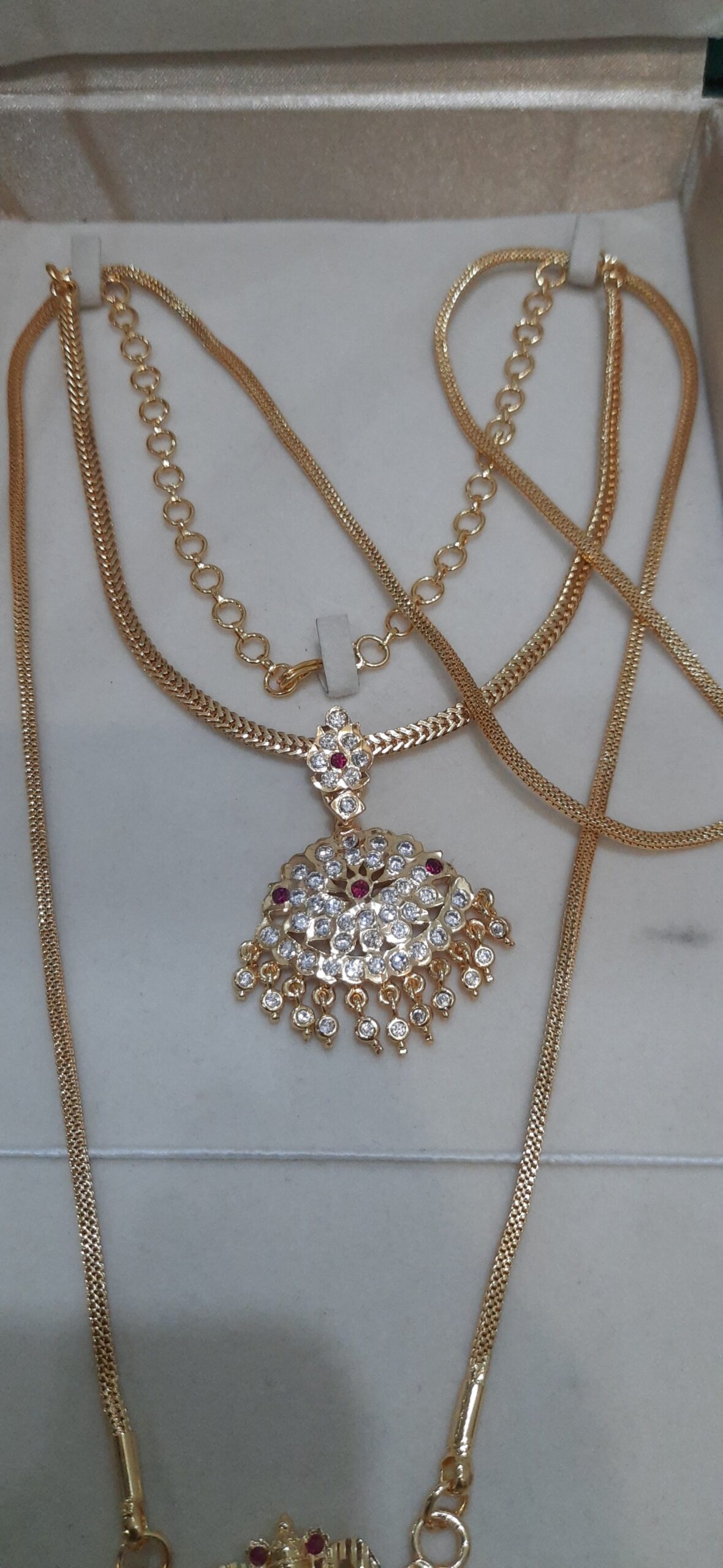 impon 32 inch dollar chain with premium attigai - Image 3