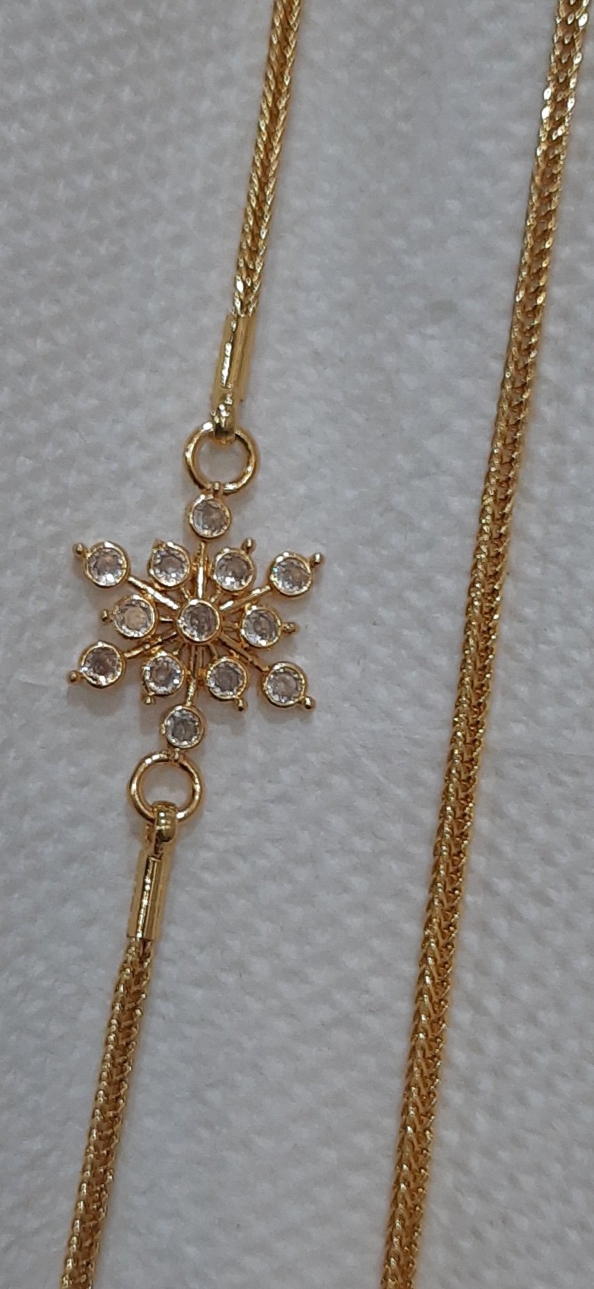 Diamond Replica mugappu chain